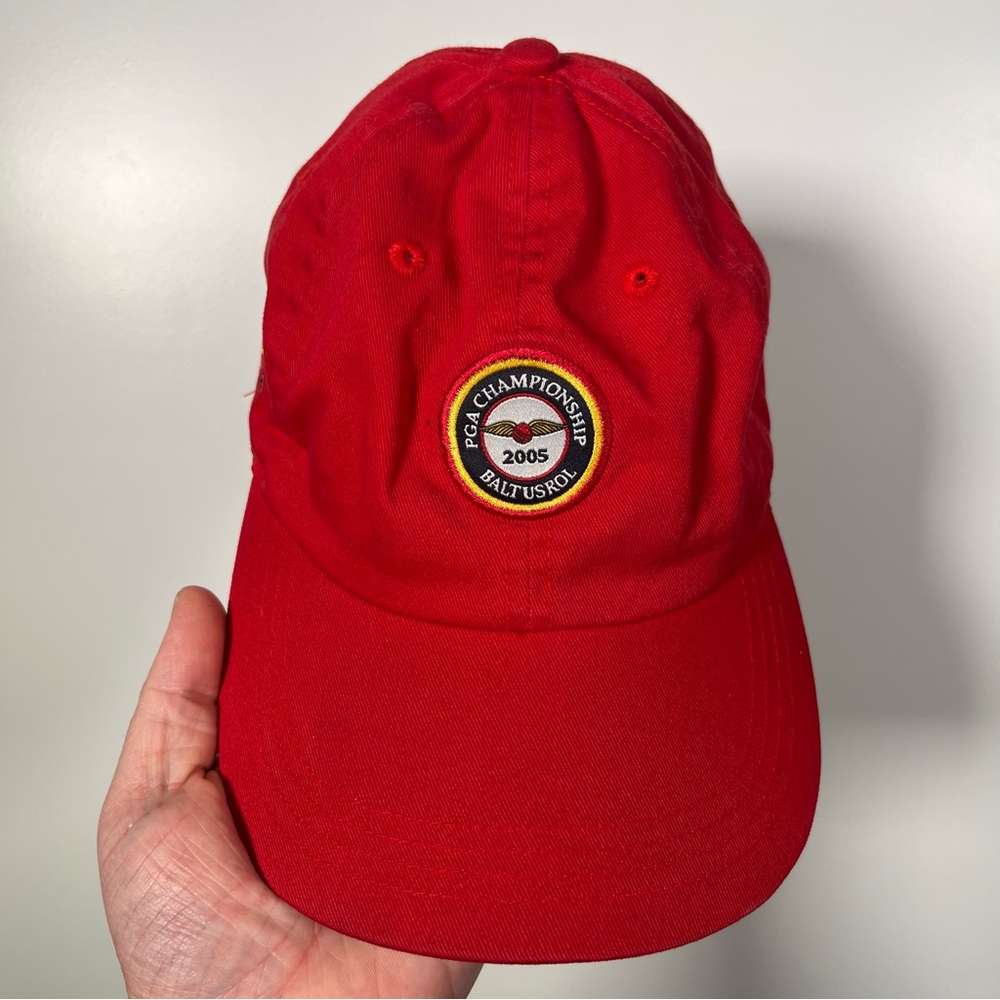 Vintage 2005 PGA Championship Baltusrol Hat Red